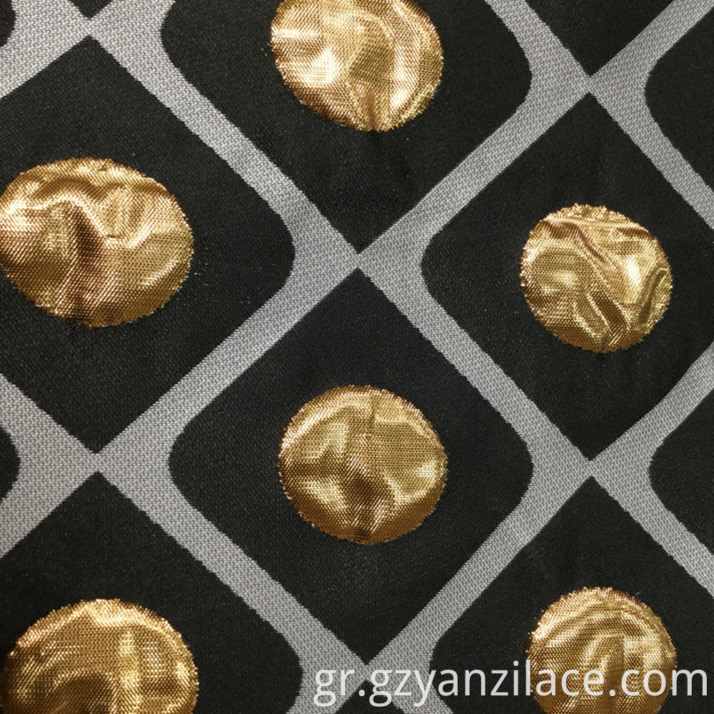Gold Jacquard Fabric